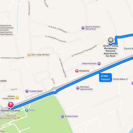 Nobile Apartment - Coral Residence Complex With Parking & Pool Варна Екстер'єр фото